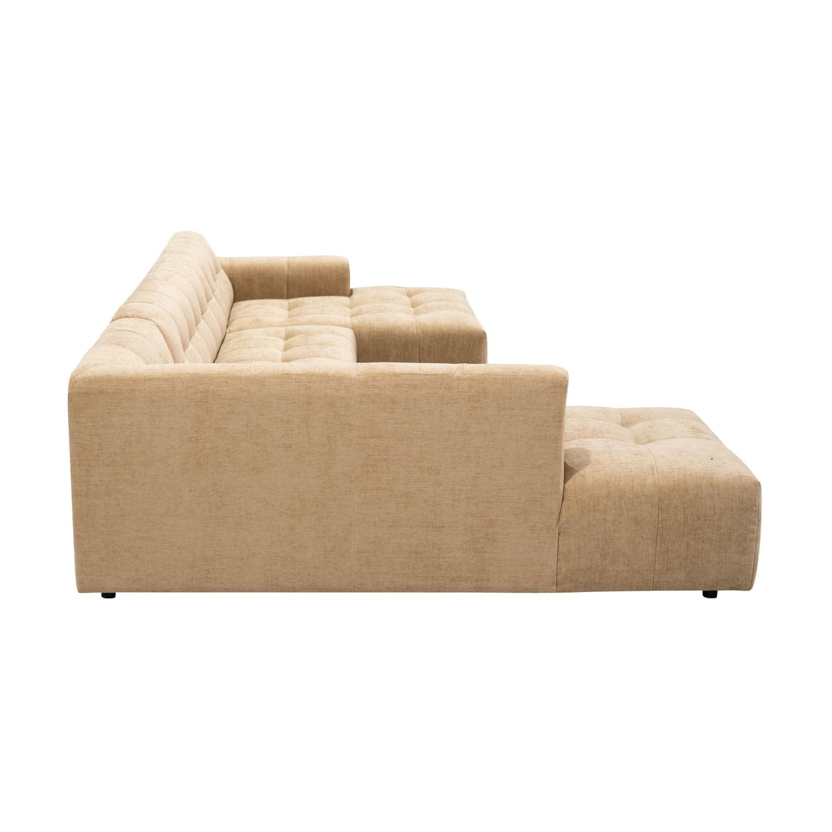 MySofa Ruby U-bank Camel Ottomane L + 2,5 + Lounge R Starfurn