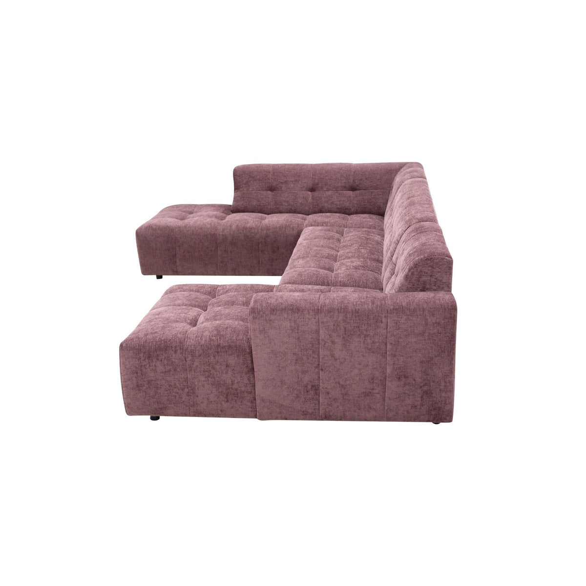 MySofa Ruby U-bank Paars Ottomane L + 2,5 + Lounge R Starfurn