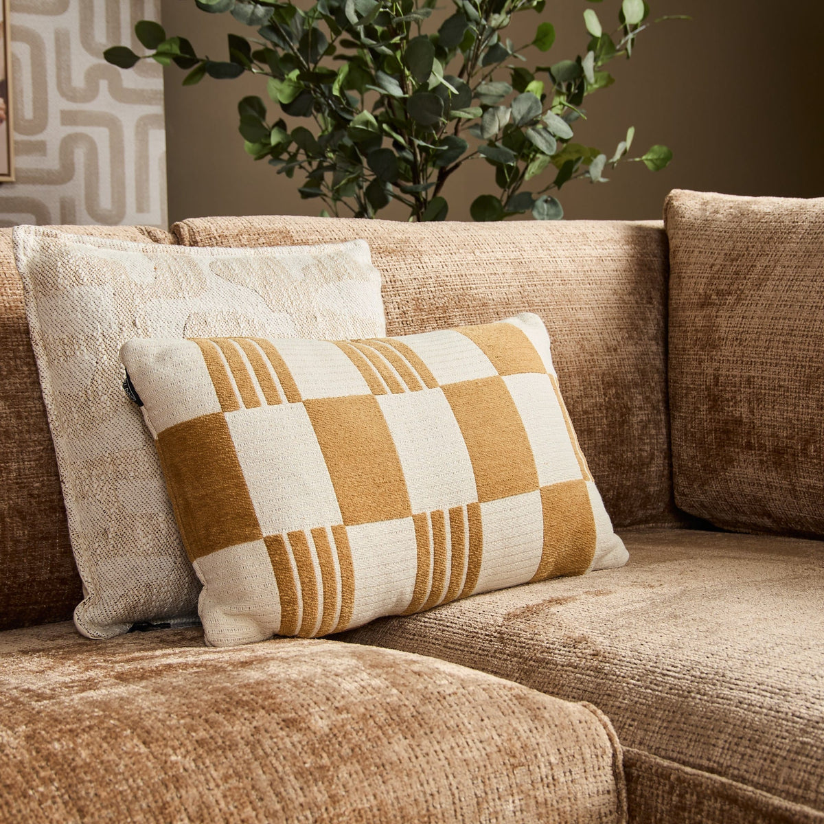 MySofa Teddy Hoekbank Cinnamon 2,5 zits+Divan Rechts Starfurn