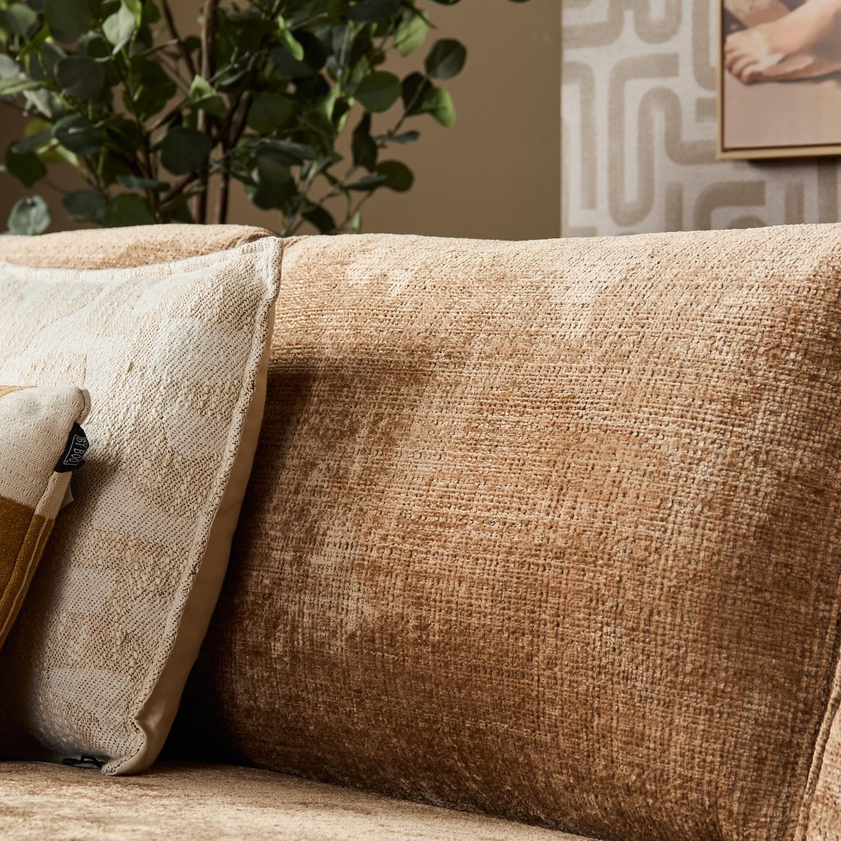 MySofa Teddy Hoekbank Cinnamon Divan Links+2,5 zits Starfurn