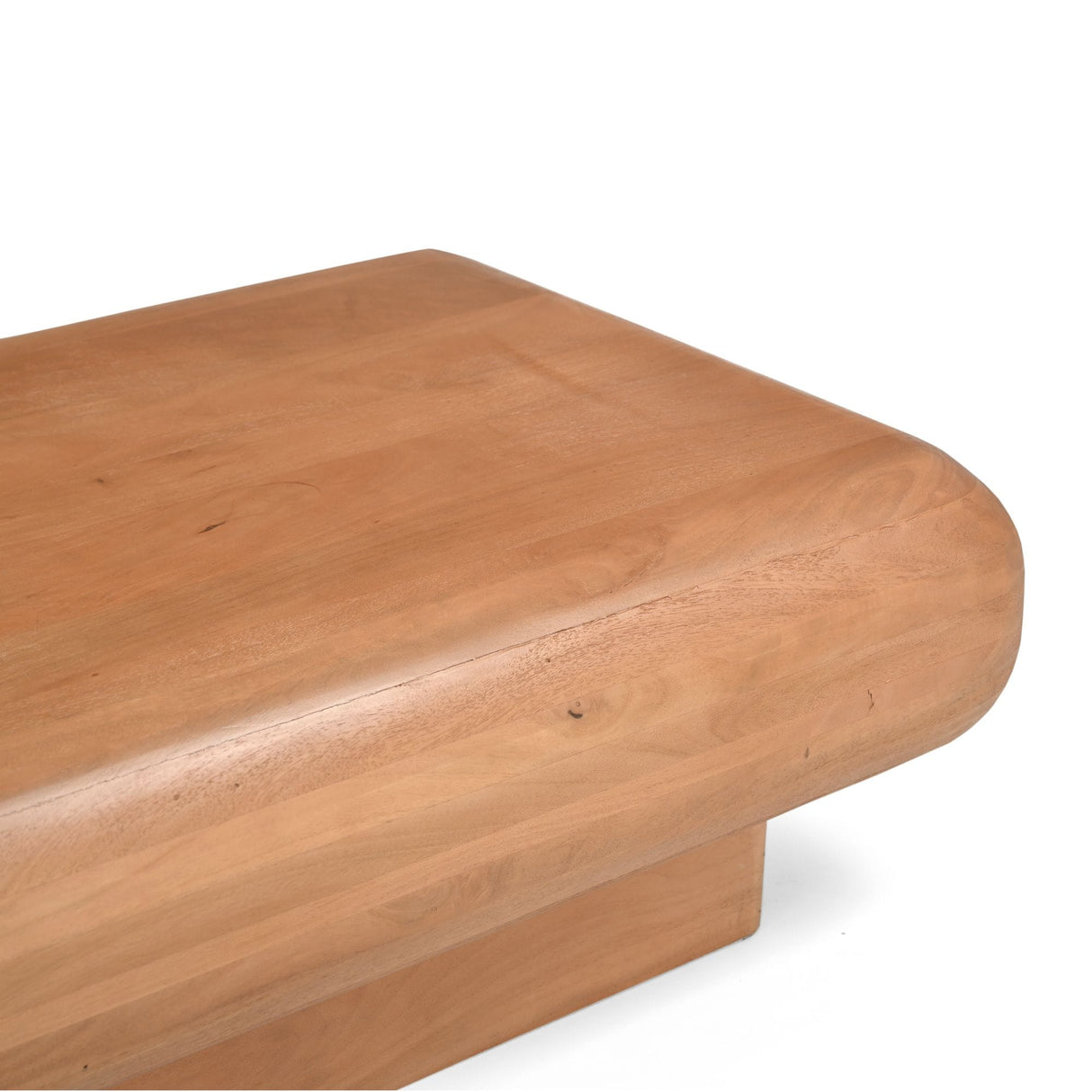 Rechthoekige Salontafel - Naturel Mangohout - 120 cm - Organische Hoeken Coffee Tables Starfurn