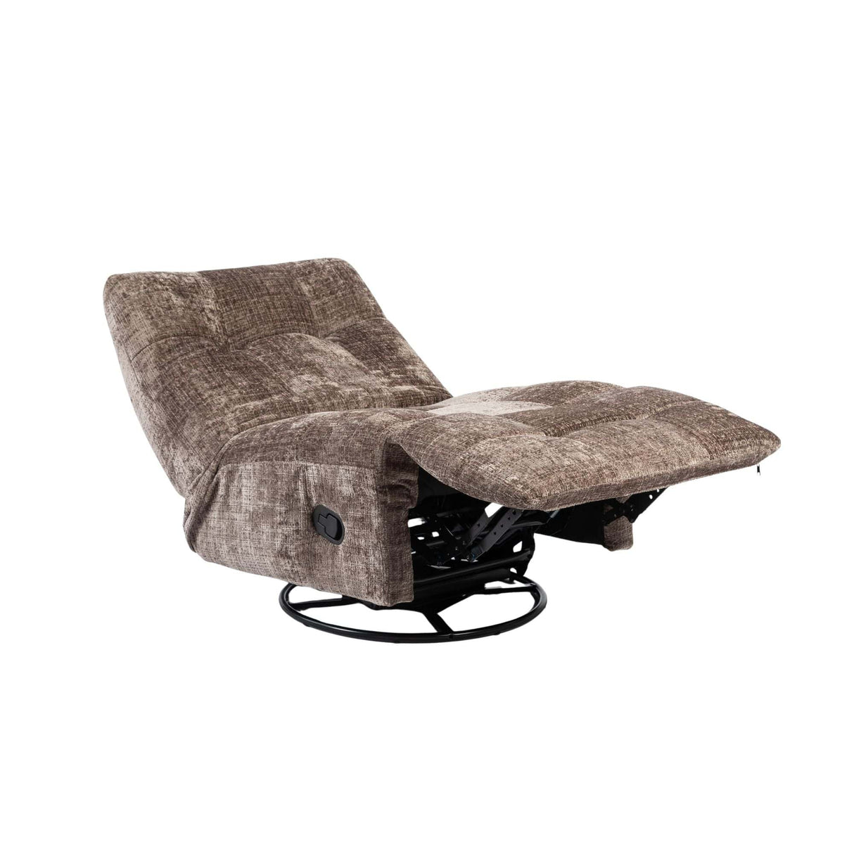 Relaxfauteuil - Bruin - Verstelbaar - Draaibaar - Schommelfunctie Recliners Starfurn