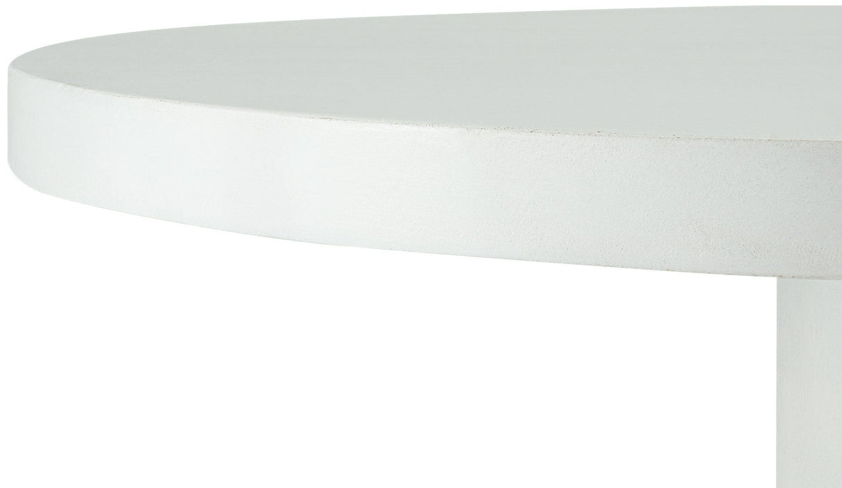 Ronde Bijzettafel Adamsville Rond 50 cm – Massief Mindi Hout – Landhuisstijl Bijzettafels Knuska