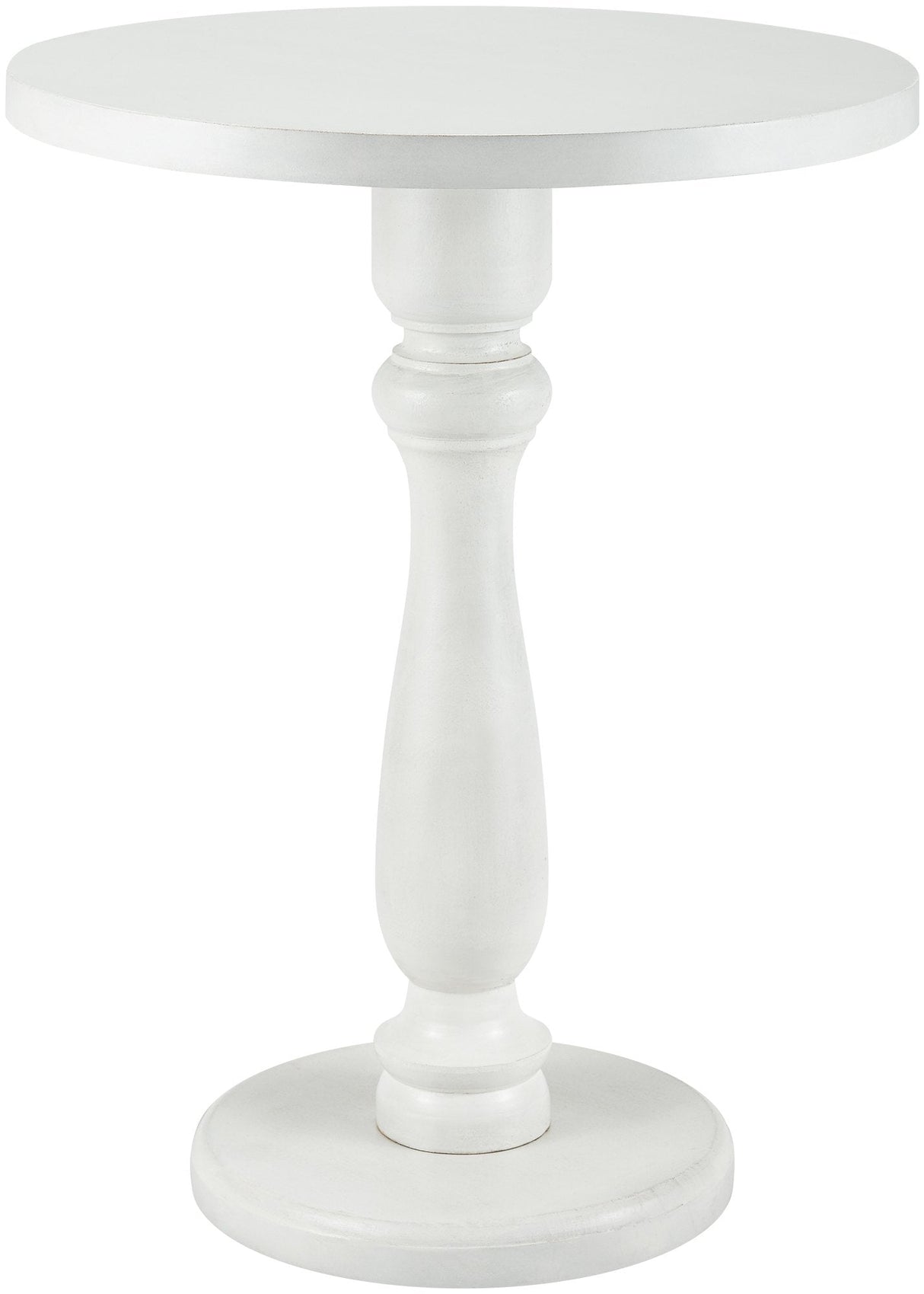 Ronde Bijzettafel Adamsville Rond 50 cm – Massief Mindi Hout – Landhuisstijl Bijzettafels Knuska