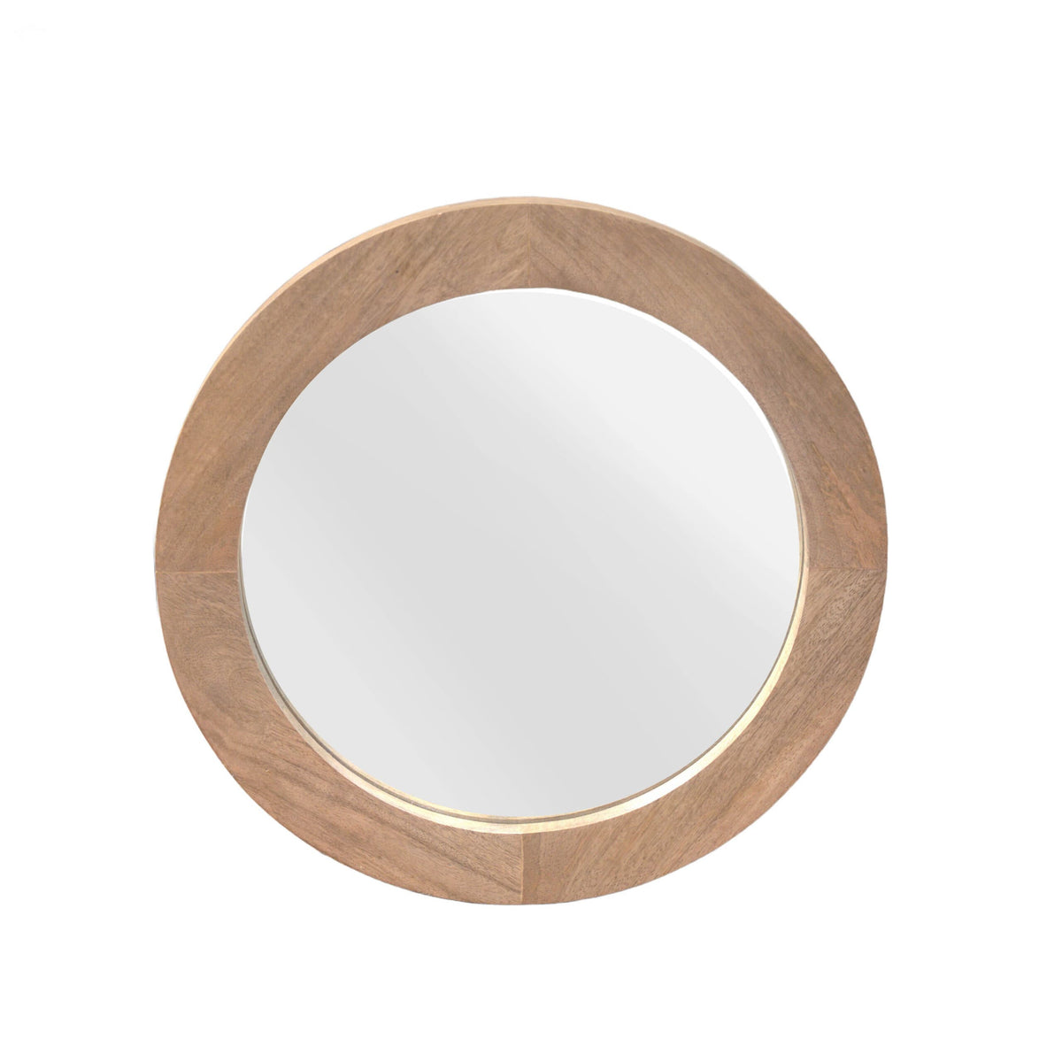 Ronde spiegel Dide Naturel Mangohout 40 cm Starfurn