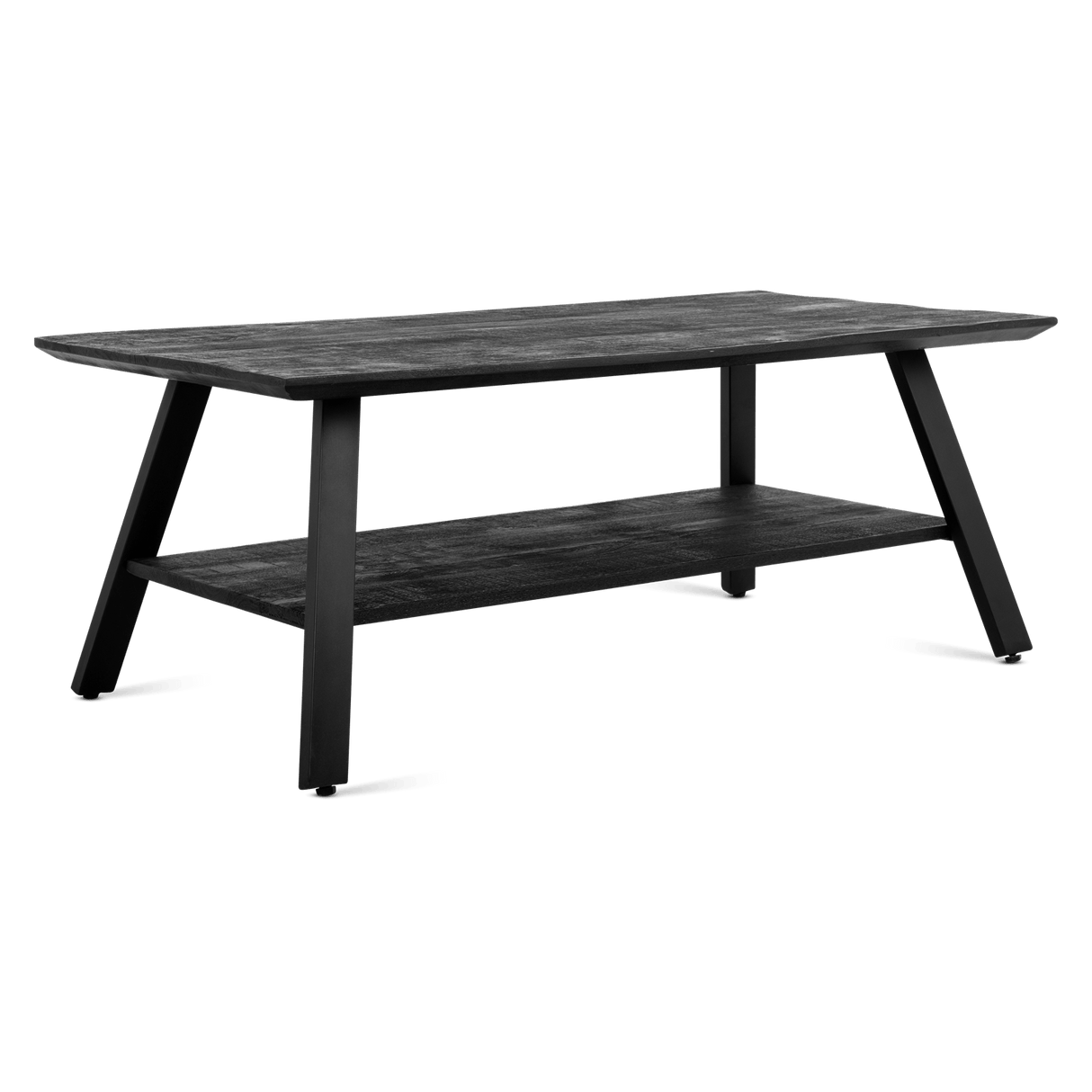 Salontafel Berlin Zwart met Vak Benoa