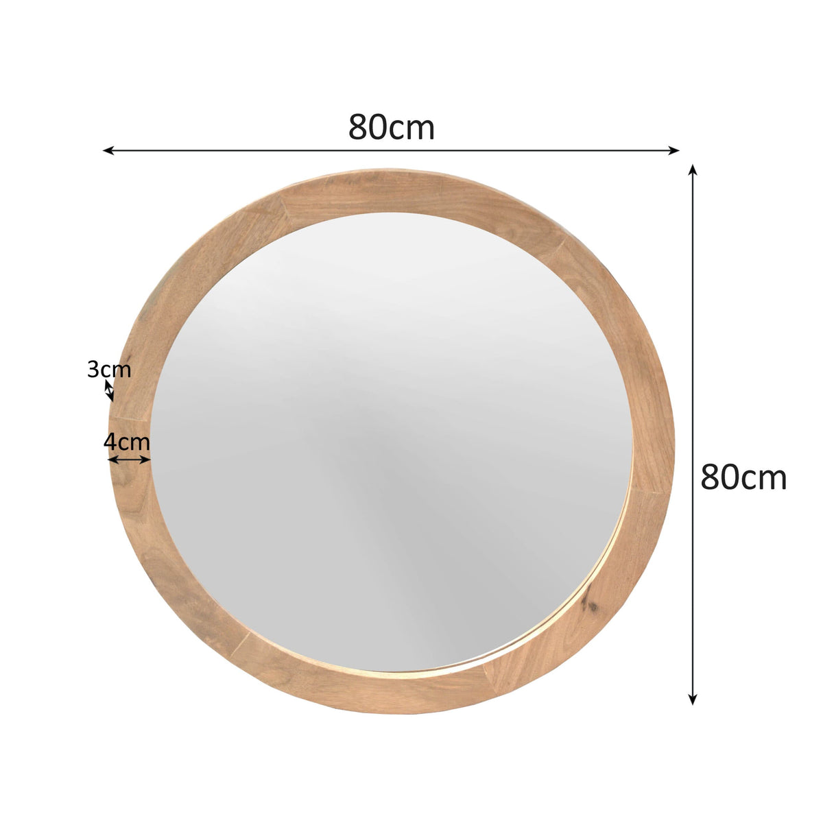 Salontafel Guus Naturel Mangohout 60 cm Starfurn
