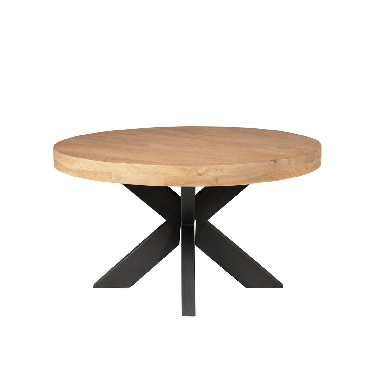 Salontafel - Rond - Naturel - Mangohout - 80 cm Coffee Tables Starfurn