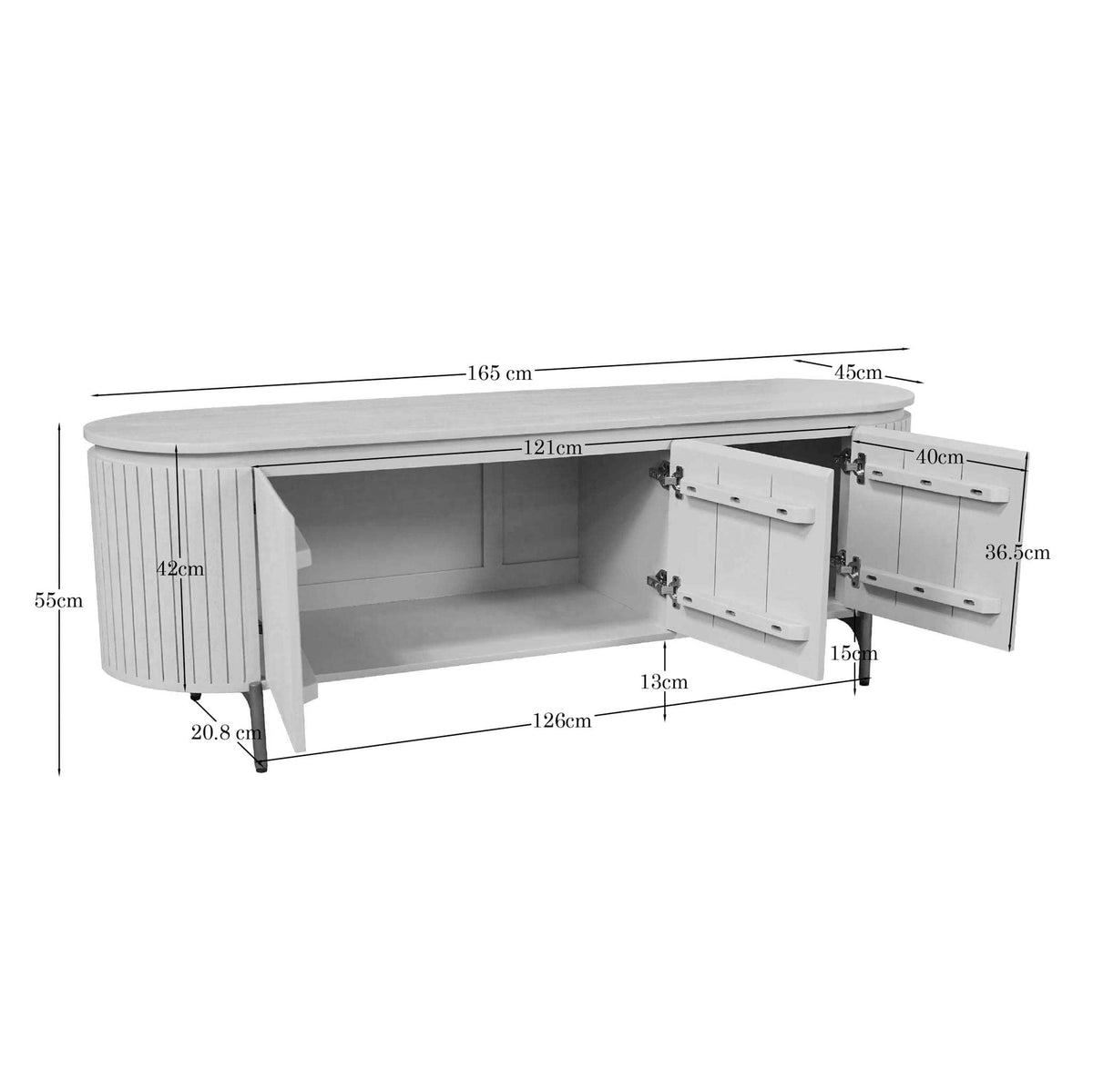 Salontafel Solana Zand Mangohout 50 cm Starfurn