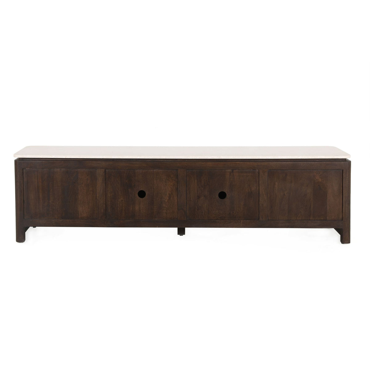 Tv meubel Dallas Bruin Mangohout 210 cm Starfurn