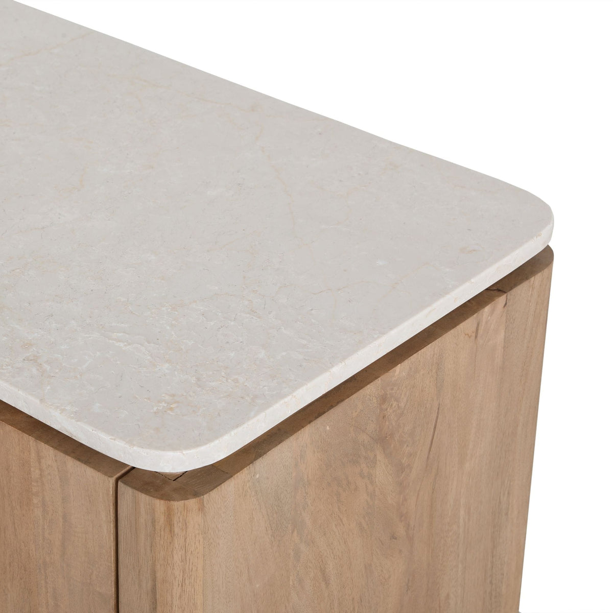Tv meubel Dallas Naturel Mangohout 210 cm Starfurn