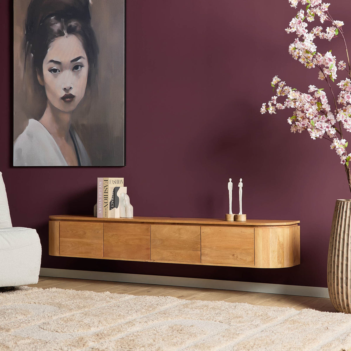 Tv meubel Excellent Naturel | 200 cm Starfurn