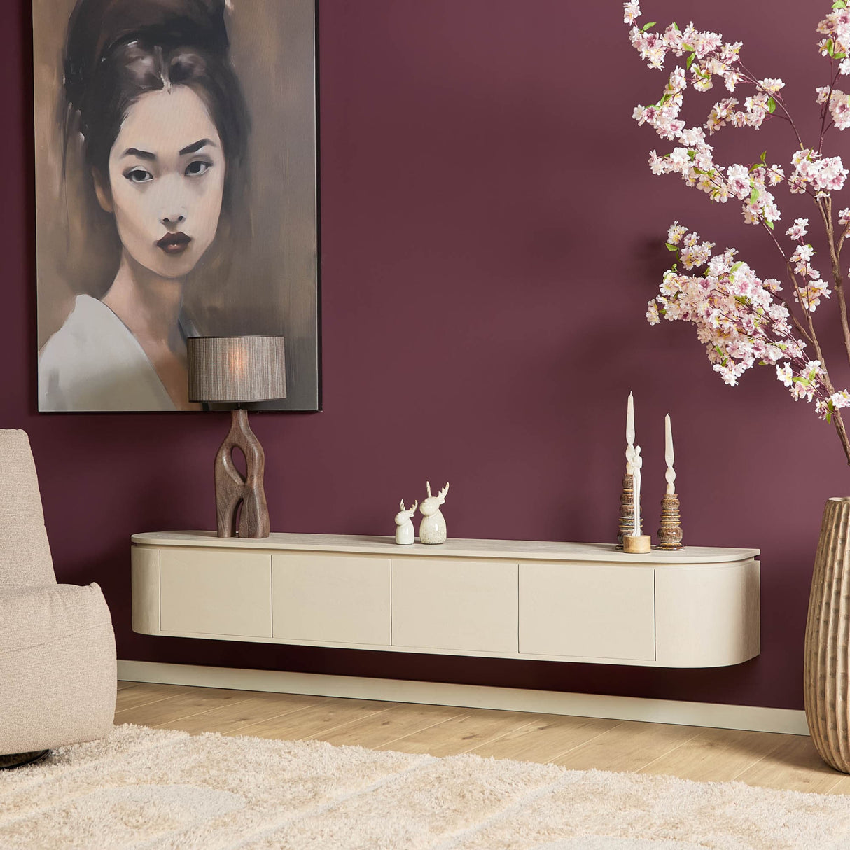 Tv meubel Excellent Sand | 200 cm Starfurn