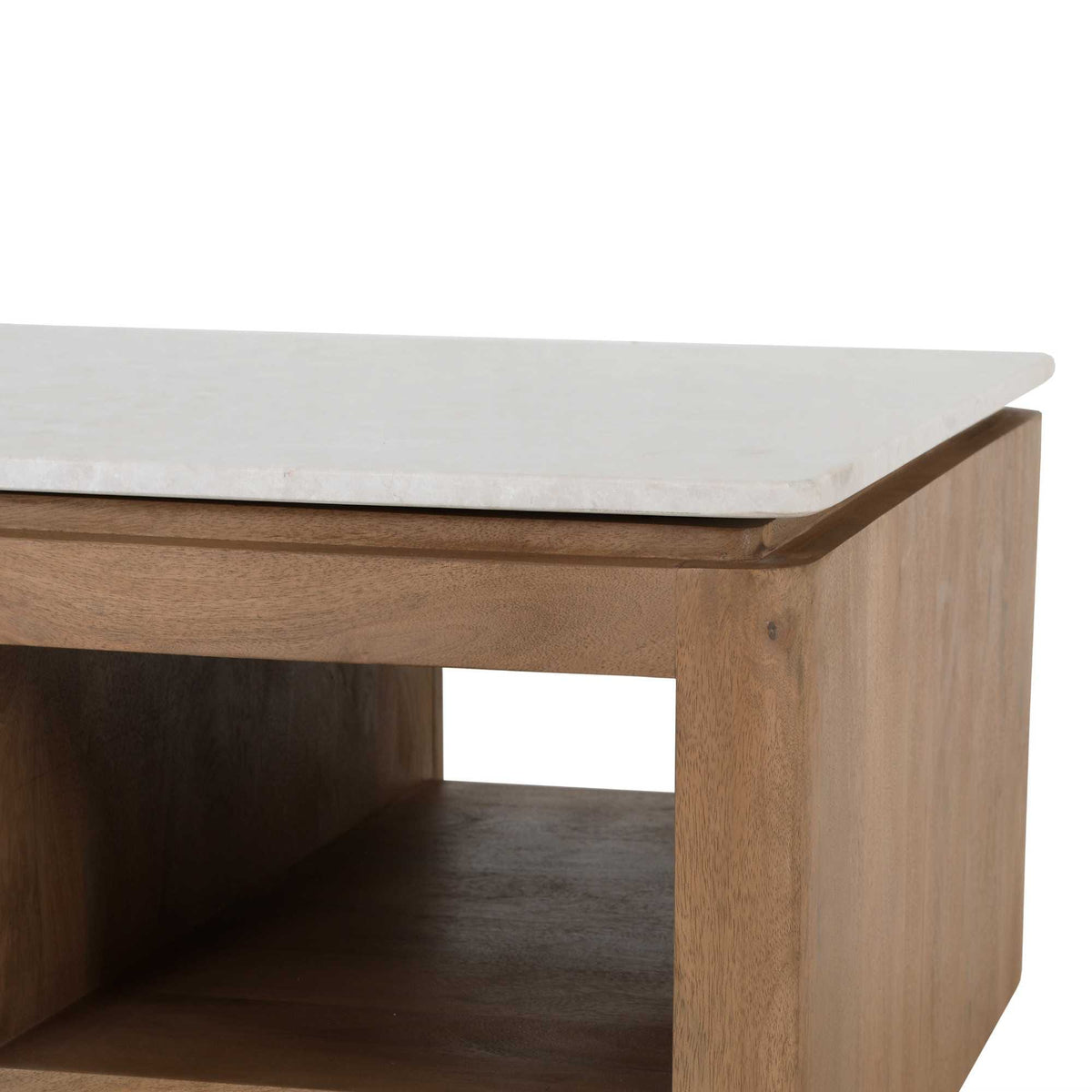 Vierkante Salontafel Dallas Naturel Mangohout 80 cm Starfurn