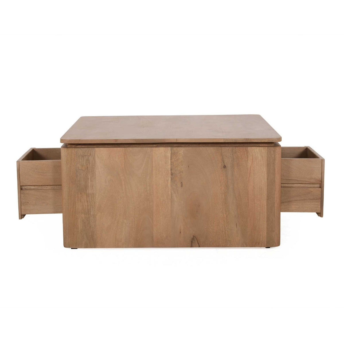 Vierkante Salontafel Dallas Naturel Mangohout 80 cm Starfurn