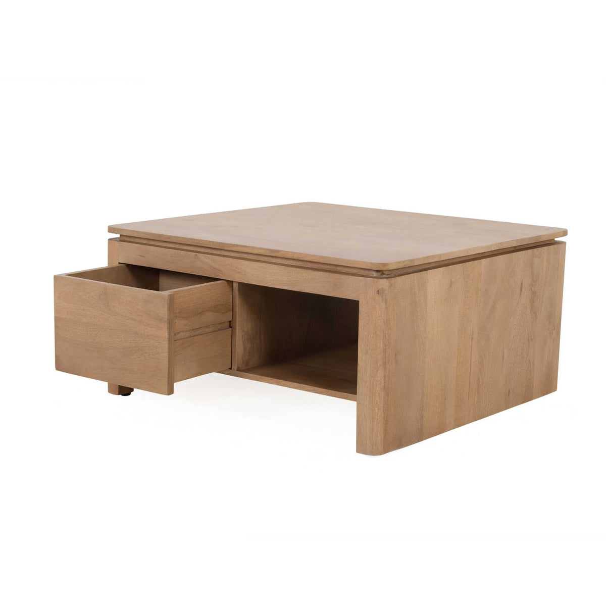 Vierkante Salontafel Dallas Naturel Mangohout 80 cm Starfurn