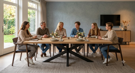 Hoe groot moet een eettafel zijn voor 4, 6 of 8 personen? (De complete gids)