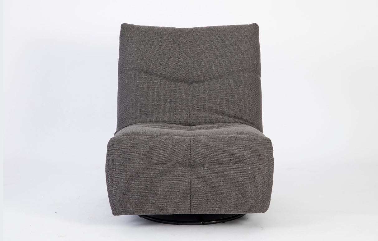 Relaxfauteuil - Antraciet - Verstelbaar - Draaibaar - Modern