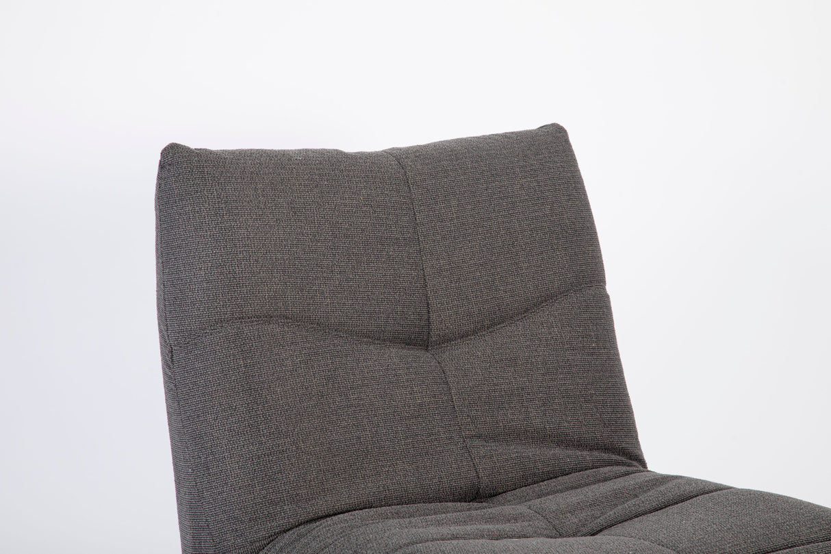 Relaxfauteuil - Antraciet - Verstelbaar - Draaibaar - Modern