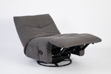 Relaxfauteuil - Antraciet - Verstelbaar - Draaibaar - Modern