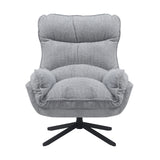 Fauteuil - Draaibaar - Lichtgrijs - Polyester