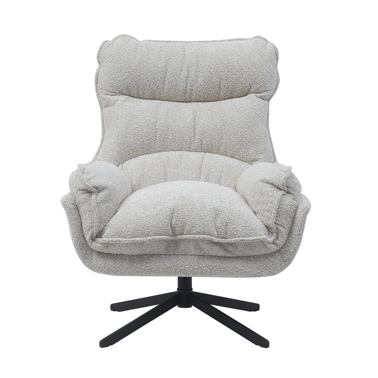 Fauteuil - Draaibaar - Off-white - Polyester