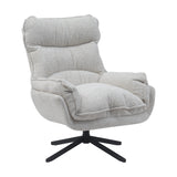 Fauteuil - Draaibaar - Off-white - Polyester