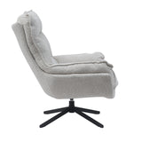 Fauteuil - Draaibaar - Off-white - Polyester