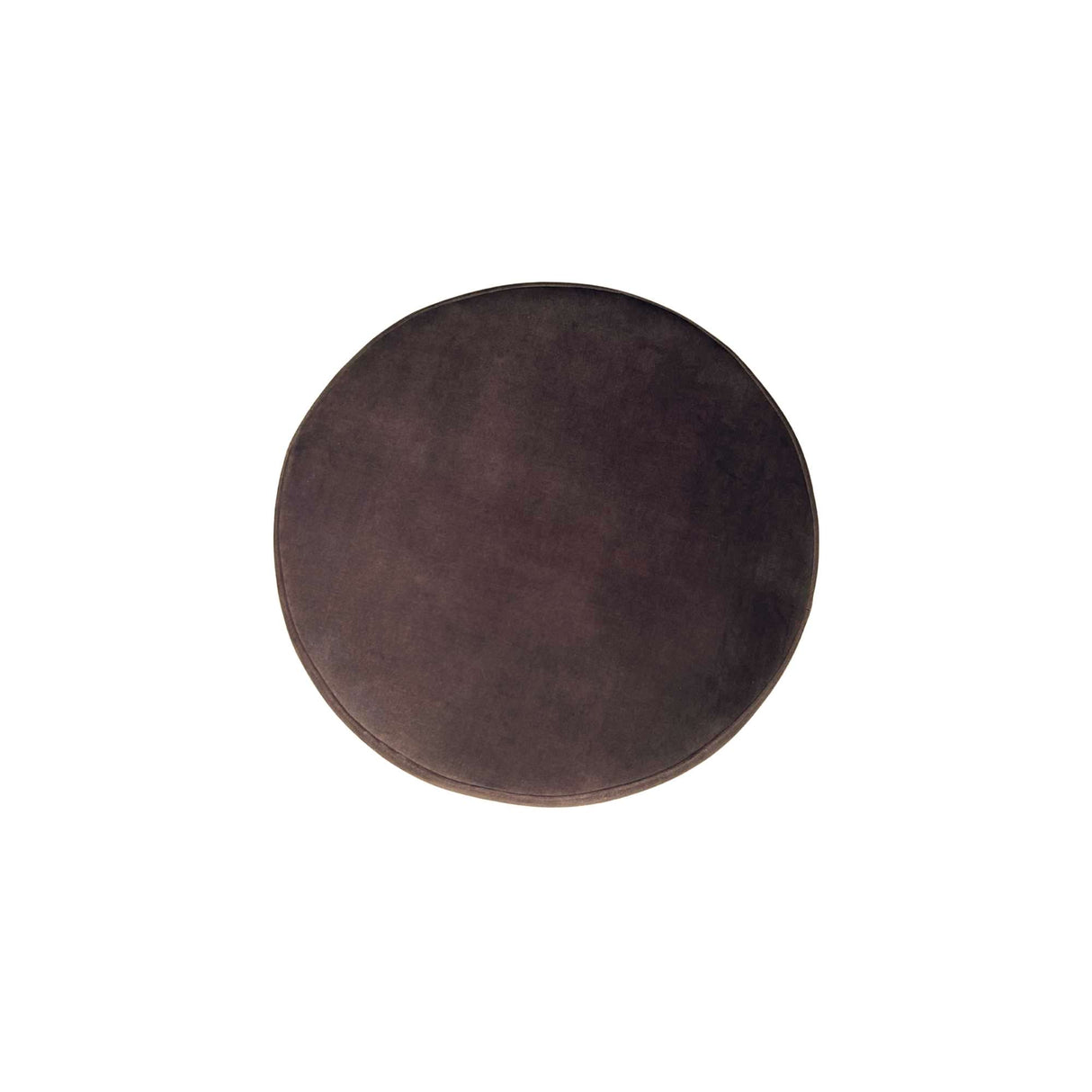 Hocker - Bruin - Stof - 60 cm - Rond