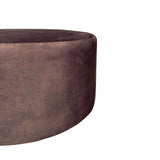 Hocker - Bruin - Stof - 60 cm - Rond