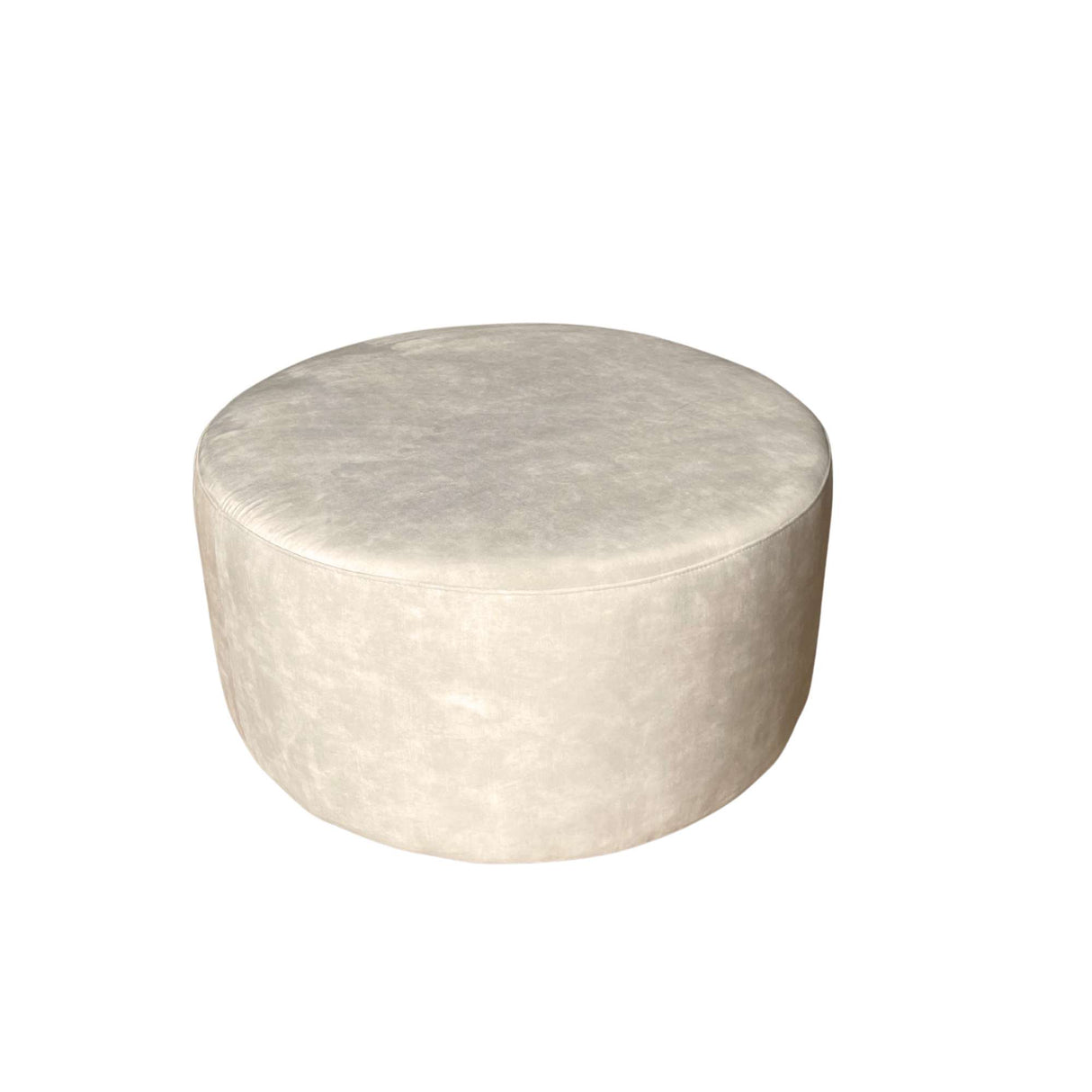 Hocker - Rond - Crème - 80 cm