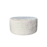Ronde hocker - Naturel - Stof - 80 cm