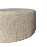 Hocker - Beige - Stof - 80 cm - Rond