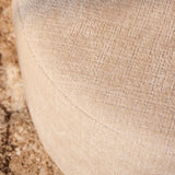 Ronde hocker - Naturel - Stof - 80 cm