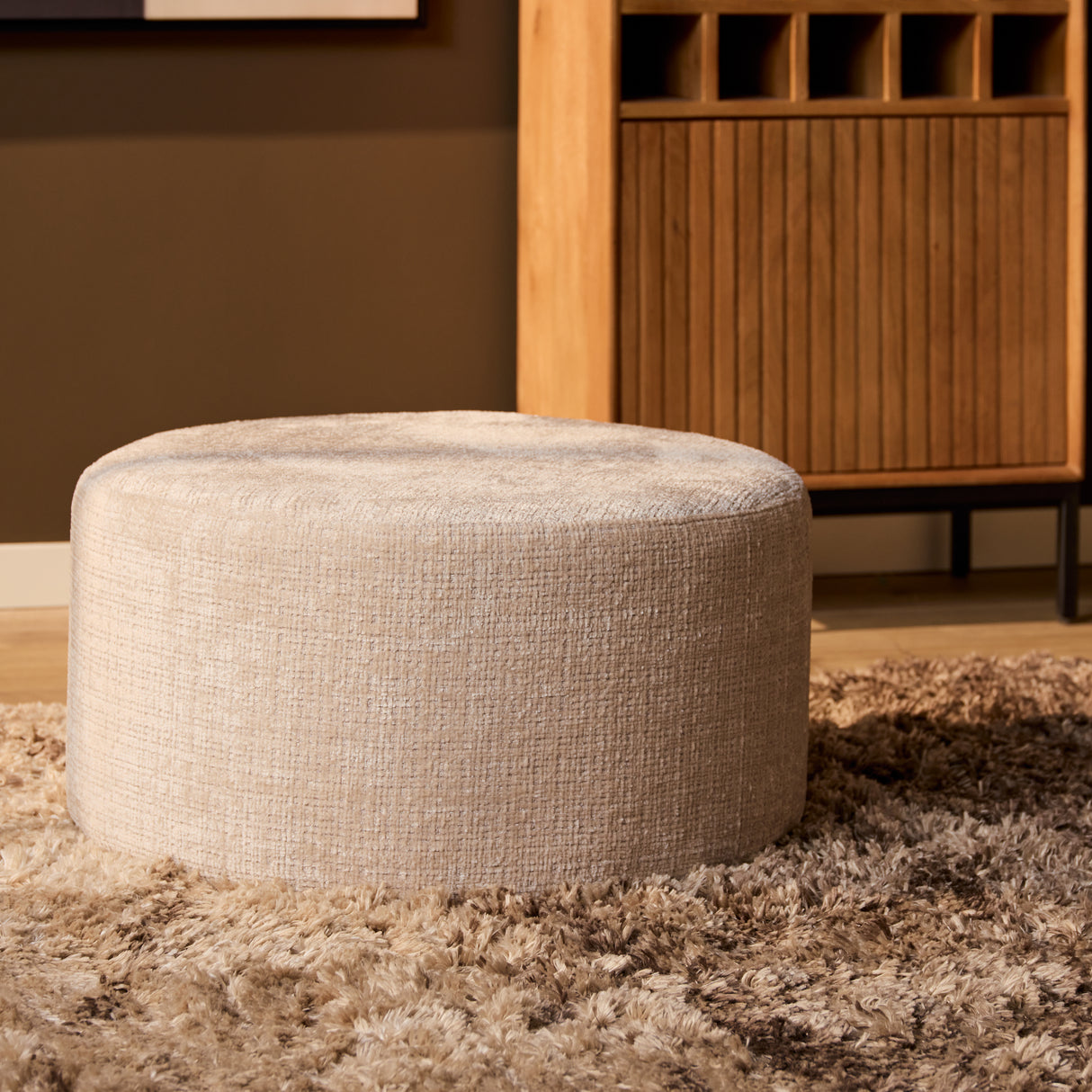 Hocker - Rond - Naturel - 60 cm