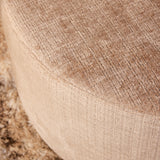 Hocker - Beige - Stof - 80 cm - Rond