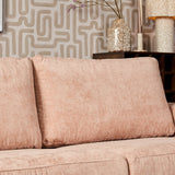MySofa Alma Hoekbank Roze Divan Links+2,5 zits 