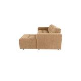 MySofa Ruby Hoekbank Camel 2,5 zits AL + Lounge R