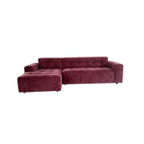 MySofa Ruby Hoekbank Paars  Lounge L + 2,5 zits AR