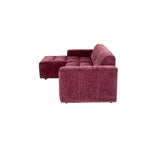 MySofa Ruby Hoekbank Paars  Lounge L + 2,5 zits AR