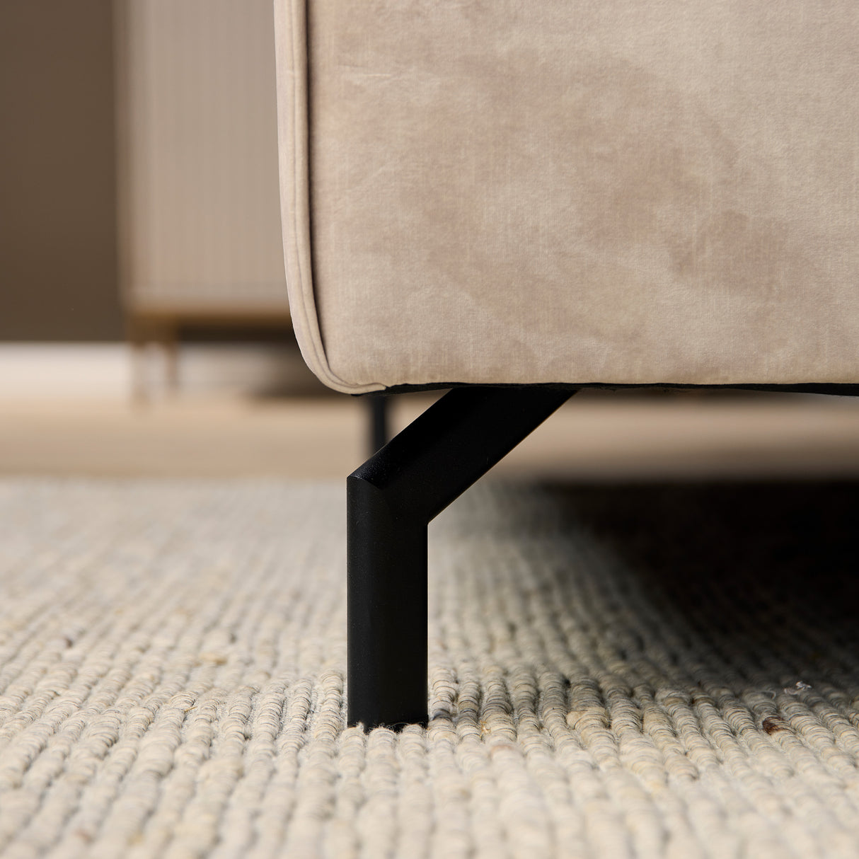 U-Bank - Velvet - Beige - Torre 02 - Lounge Links - Divan Rechts