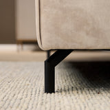 U-Bank - Velvet - Beige - Torre 02 - Lounge Links - Divan Rechts