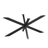 Matrixpoot Zwart Ovaal/Rechthoek 160 cm Koker 4x8 cm