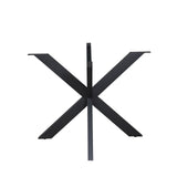 Matrixpoot Rond Zwart 140 cm Koker 4x8 cm