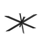 Matrixpoot Zwart Ovaal/Rechthoek 140 cm Koker 4x8 cm