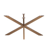Matrixpoot Brons Ovaal/Rechthoek 140 cm Koker 4x8 cm