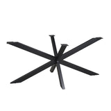 Matrixpoot Zwart Ovaal/Rechthoek 190 cm Koker 4x8 cm