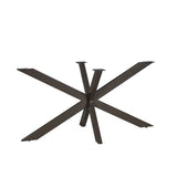 Matrixpoot Anodic Brown Ovaal/Rechthoek 160 cm Koker 4x8 cm