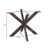 Matrixpoot Anodic Brown Rond Koker 4x8 cm