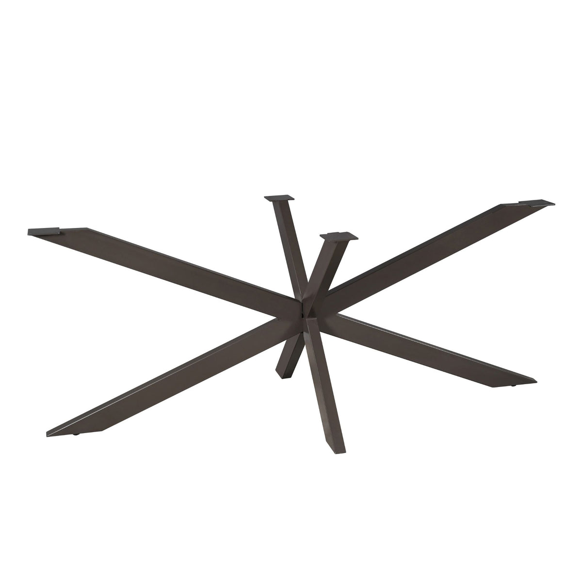 Matrixpoot Anodic Brown Ovaal/Rechthoek 190 cm Koker 4x8 cm